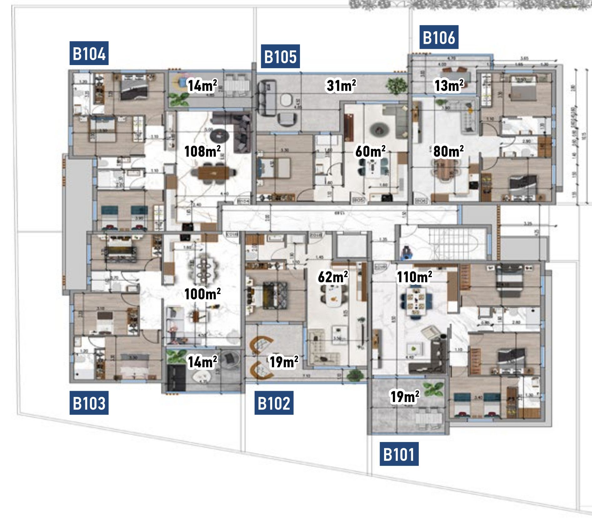 Block B, 1st Floor